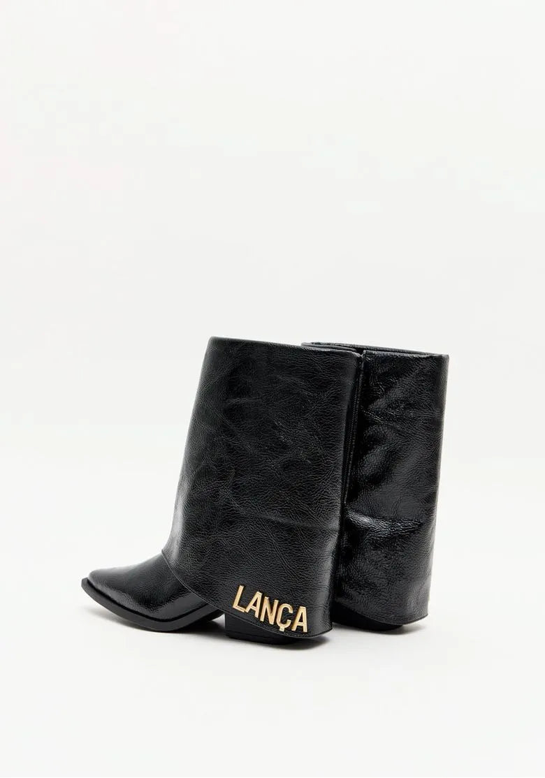 Bota Cano Médio Fold Over - Lança Perfume