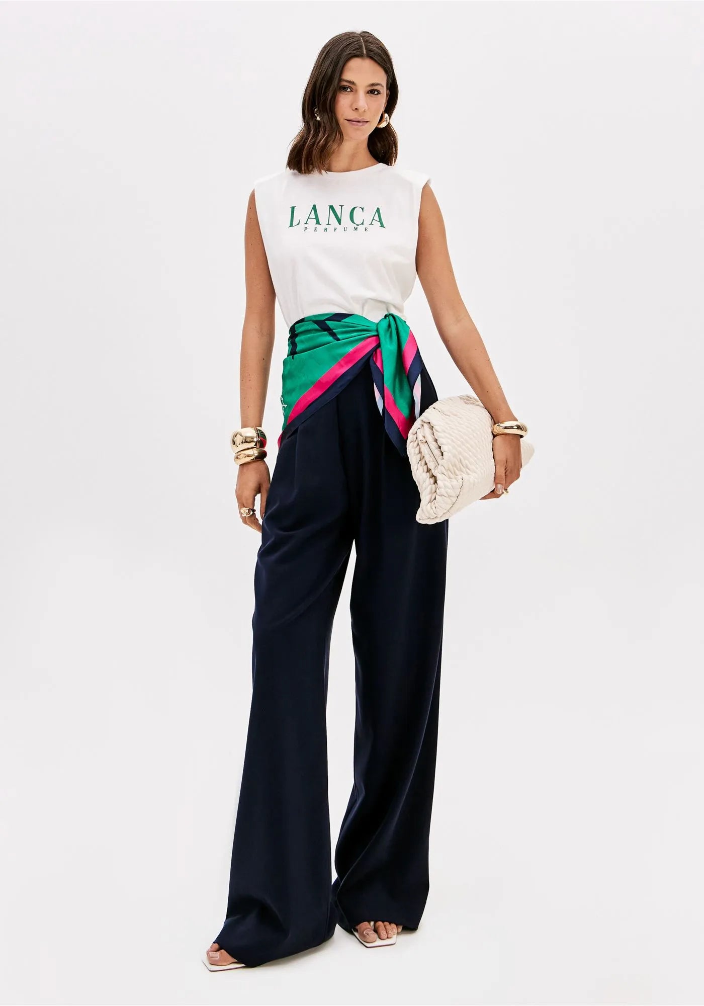 T-shirt c/ lenço Lança Perfume