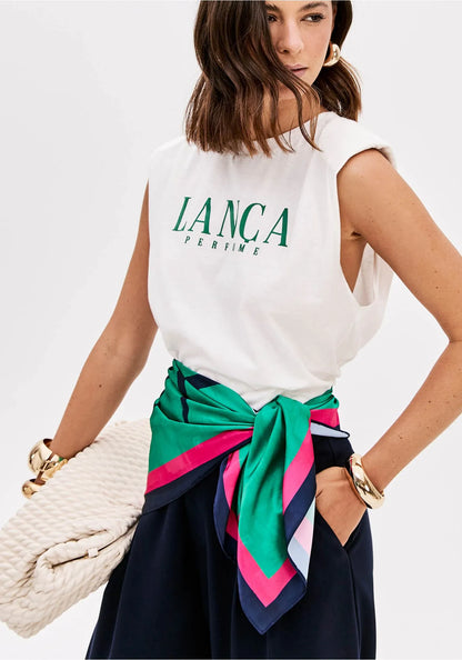 T-shirt c/ lenço Lança Perfume